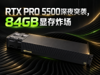 RTX PRO 5500深夜突袭，84GB显存炸场