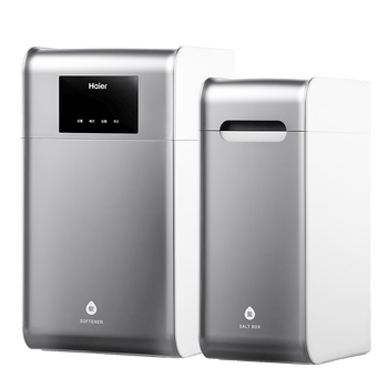 海尔（Haier）水魔方家用分体式中央软水机厨下1.5T大通量小体积安装无忧全屋净水软化水质除垢（升级罗门哈斯）