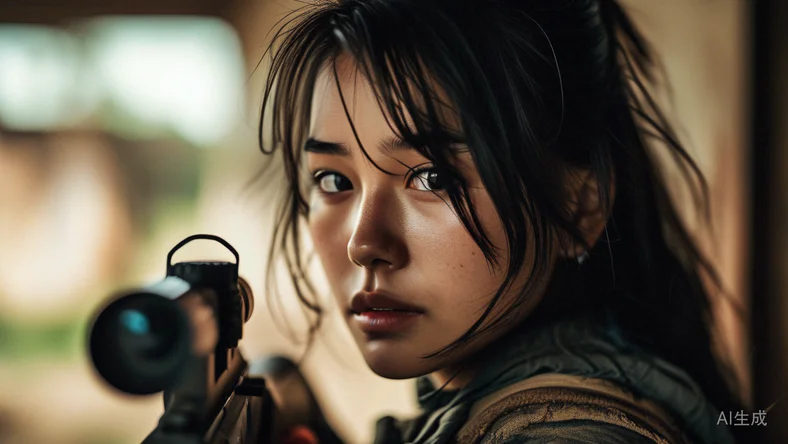 A 19-year-old Asian girl, working as a 